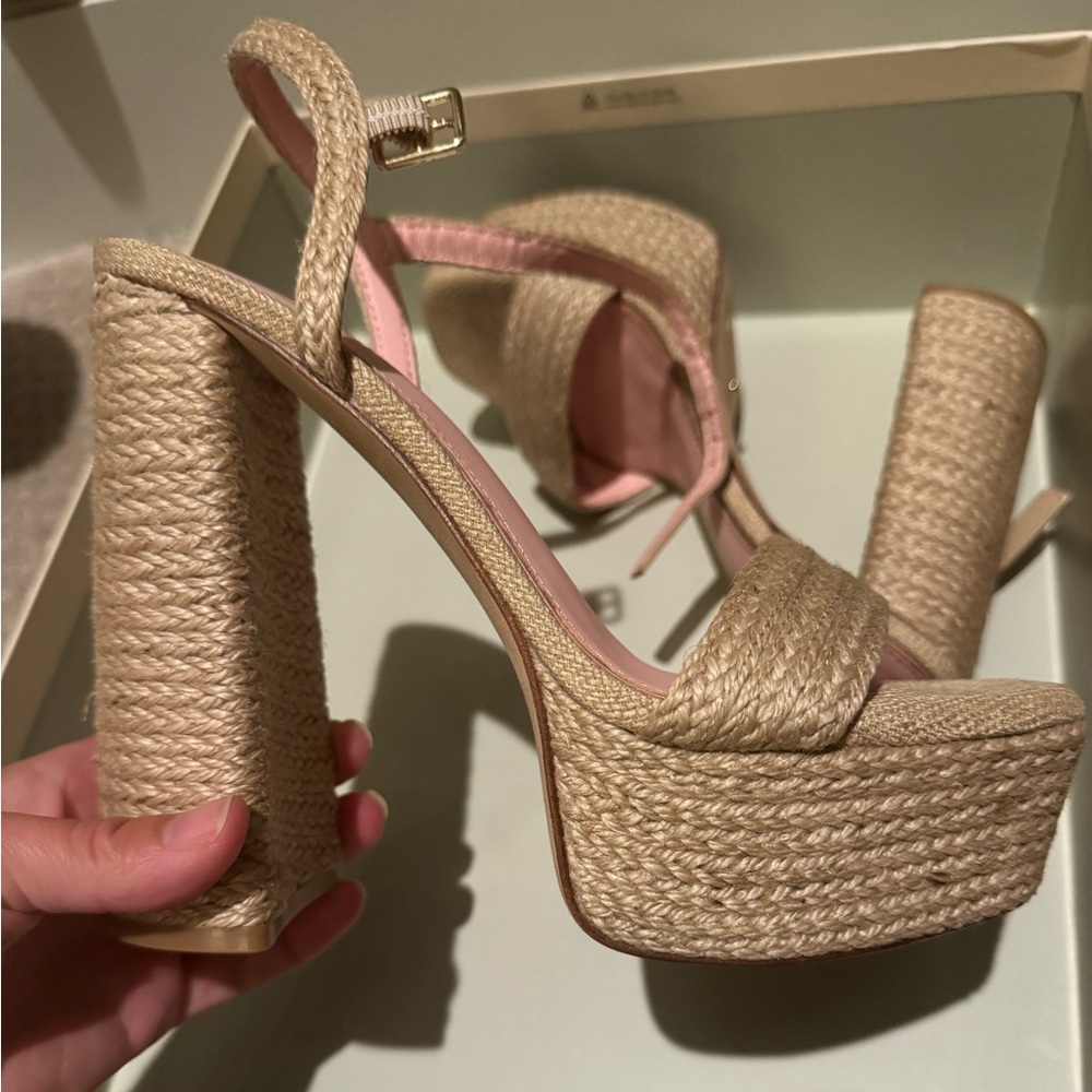 Antonio Melani jute platform heels - Picture 4 of 6